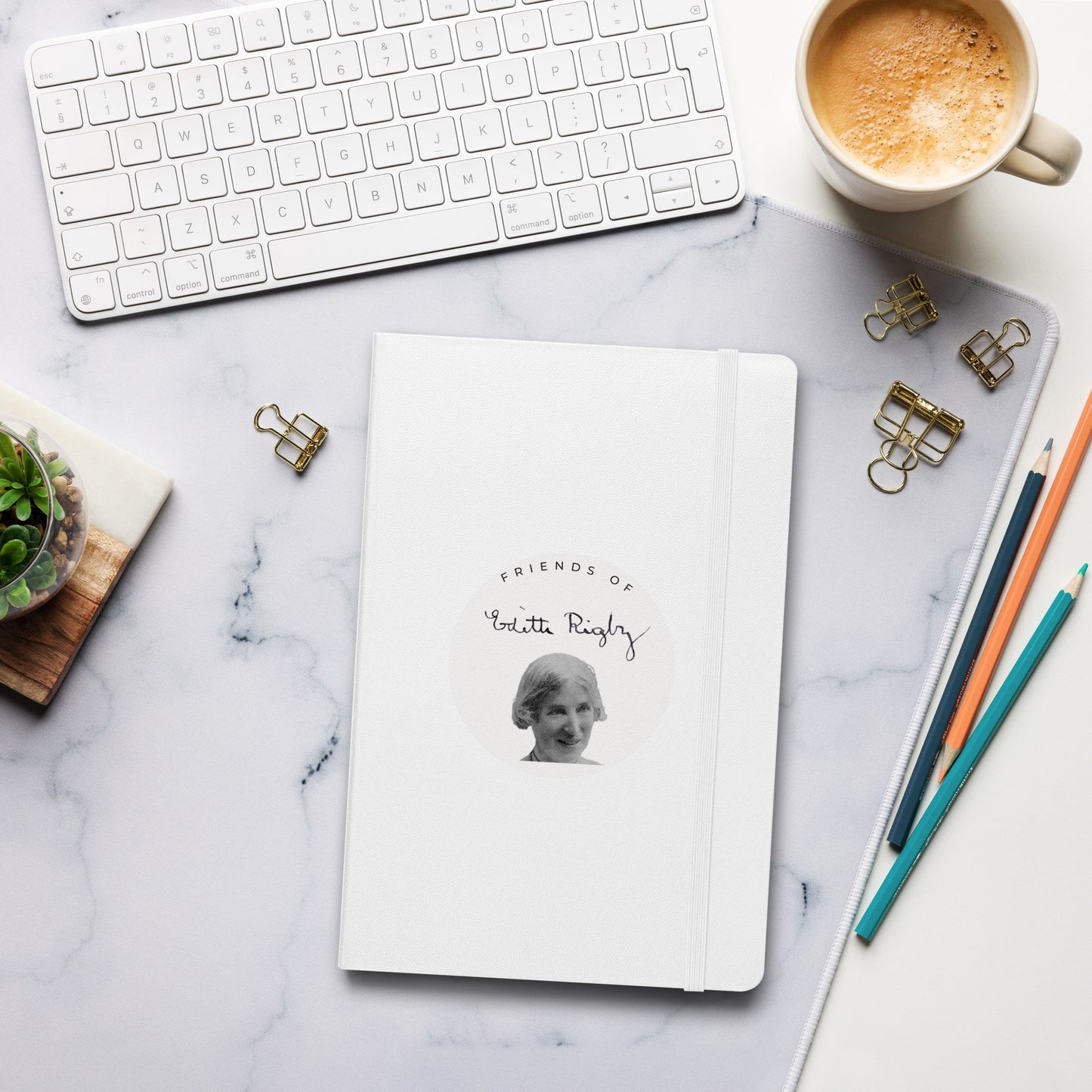 Friends of Edith Rigby | Hardcover Bound Notebook