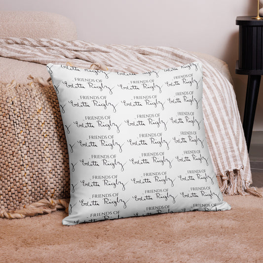 Friends of Edith Rigby Logo Cushion