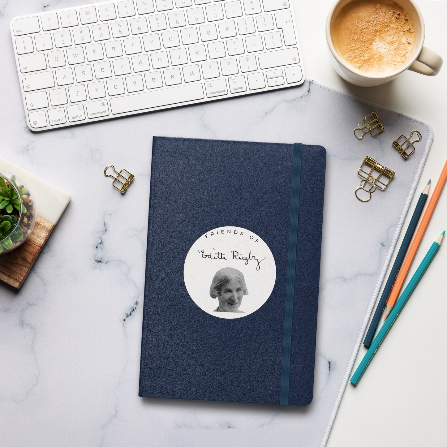 Friends of Edith Rigby | Hardcover Bound Notebook