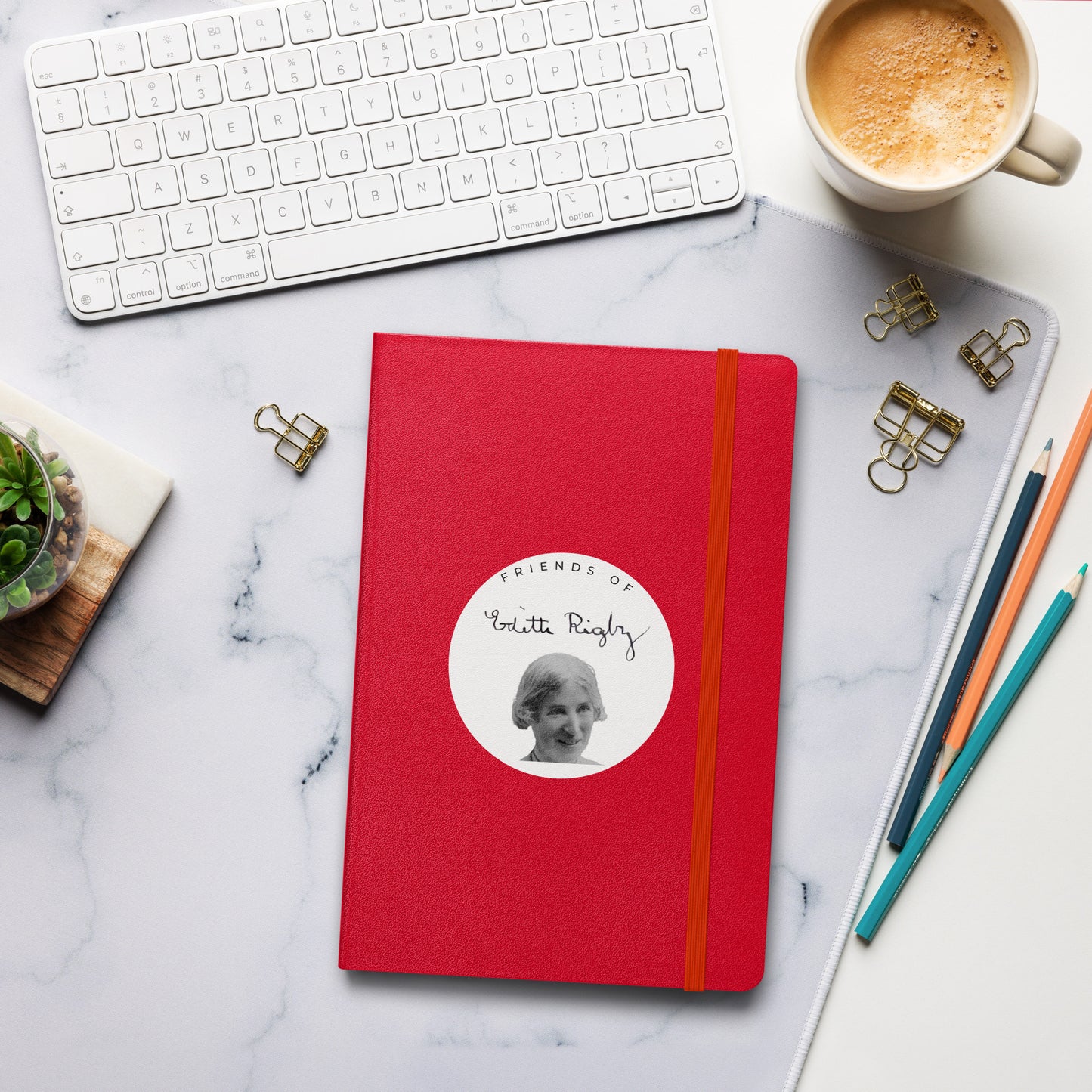 Friends of Edith Rigby | Hardcover Bound Notebook
