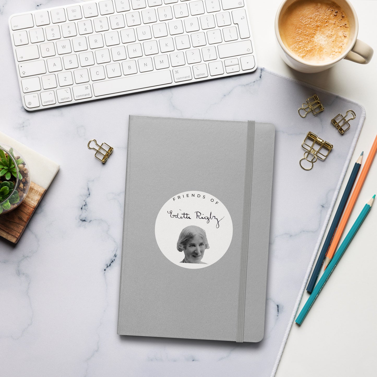 Friends of Edith Rigby | Hardcover Bound Notebook