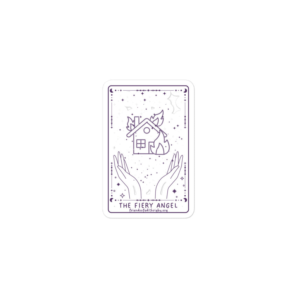 The Fiery Angel | Suffragette Tarot Sticker