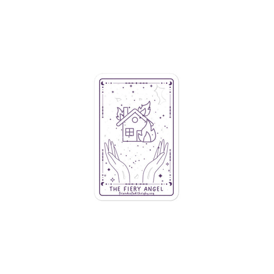 The Fiery Angel | Suffragette Tarot Sticker