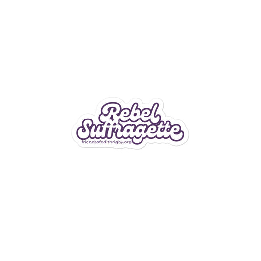 Rebel Suffragette Sticker (Retro)