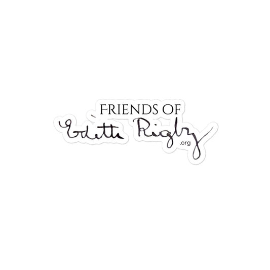 Friends of Edith Rigby Official Logo Sticker