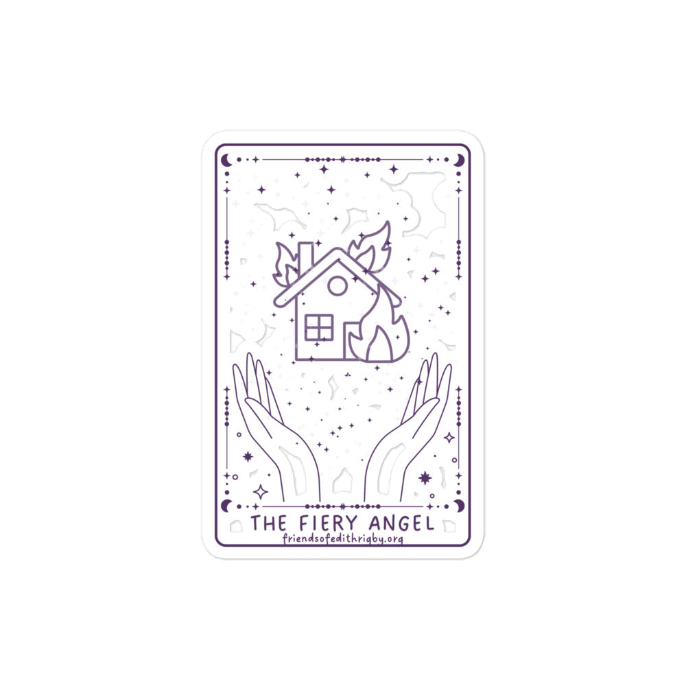 The Fiery Angel | Suffragette Tarot Sticker